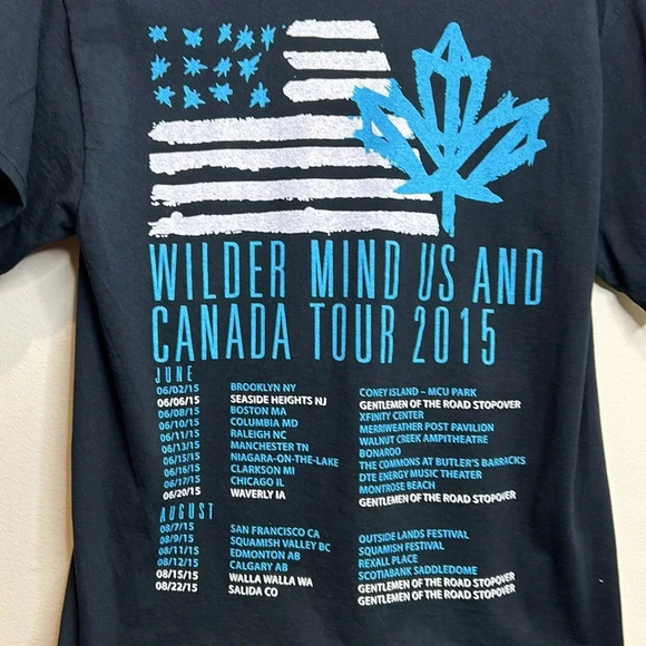 2015 Mumford & Sons  Tour Shirt. 100% Cotton. PTP 18”. - Picture 5 of 10